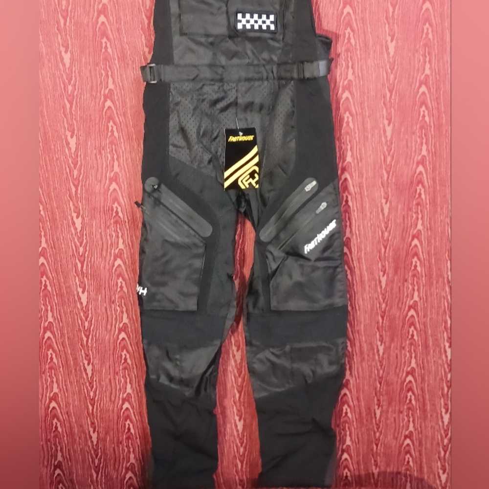FASTHOUSE Motorall Black Speed Style Dirt Bike/Motorcycle Bib Racing Suit Sz 32 - Picture 3 of 16